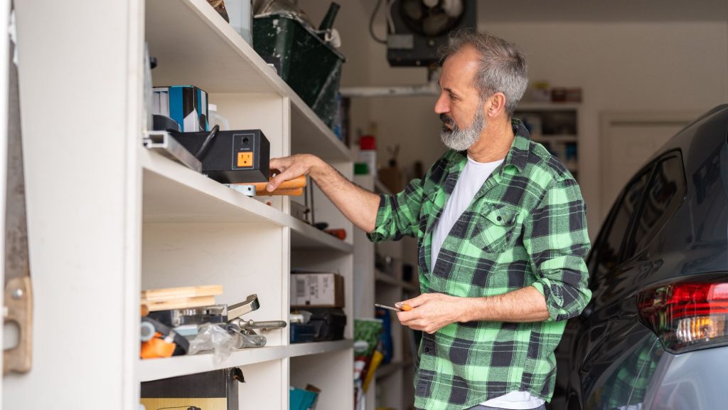 neuropathy man in garage falls