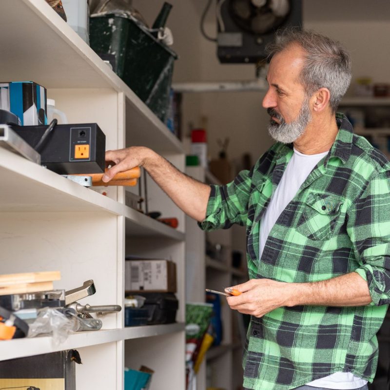 neuropathy man in garage falls